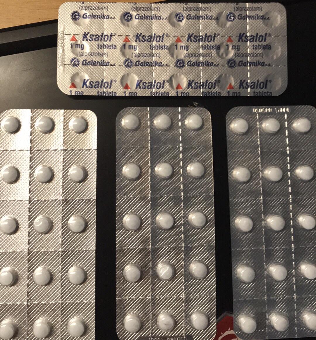 Galenika Ksalol 1mg alprazolam UK Pharma tablets
